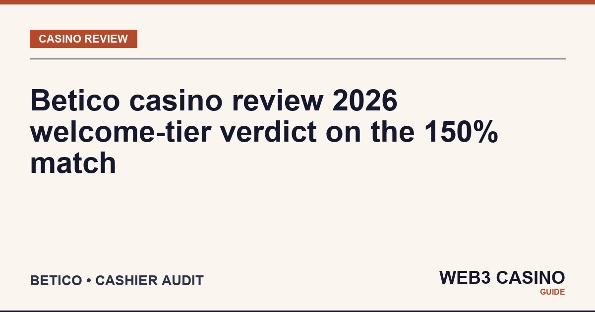 Betico casino review 2026 verdict