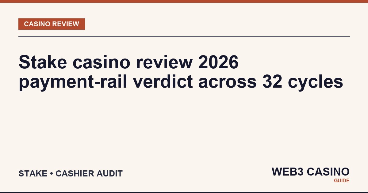 Stake casino review 2026 verdict