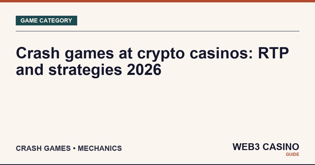 Crypto crash games analysis: provably fair seed math, house edge ladder, cashout-timing variance.