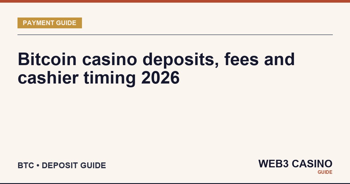 BTC deposits crypto casino: address generation, 1-3 confirmations, fee market, Lightning alternative.