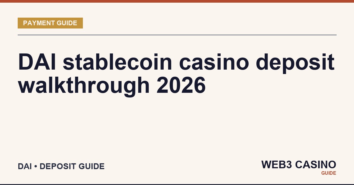 DAI deposits crypto casino: ERC-20 mainnet, multi-chain bridges, MakerDAO collateral.