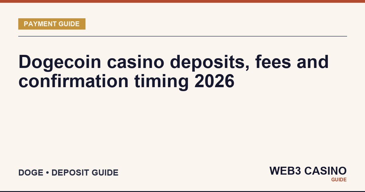DOGE deposits crypto casino: 1-minute blocks, sub-ten-cent fees, D-prefix address.